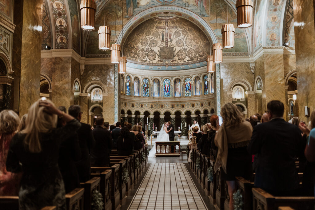 Take your time walking down the aisle to your soon-to-be-husband.