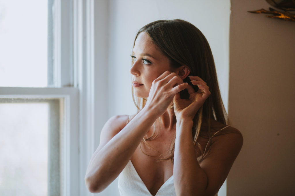 Preparing the bride