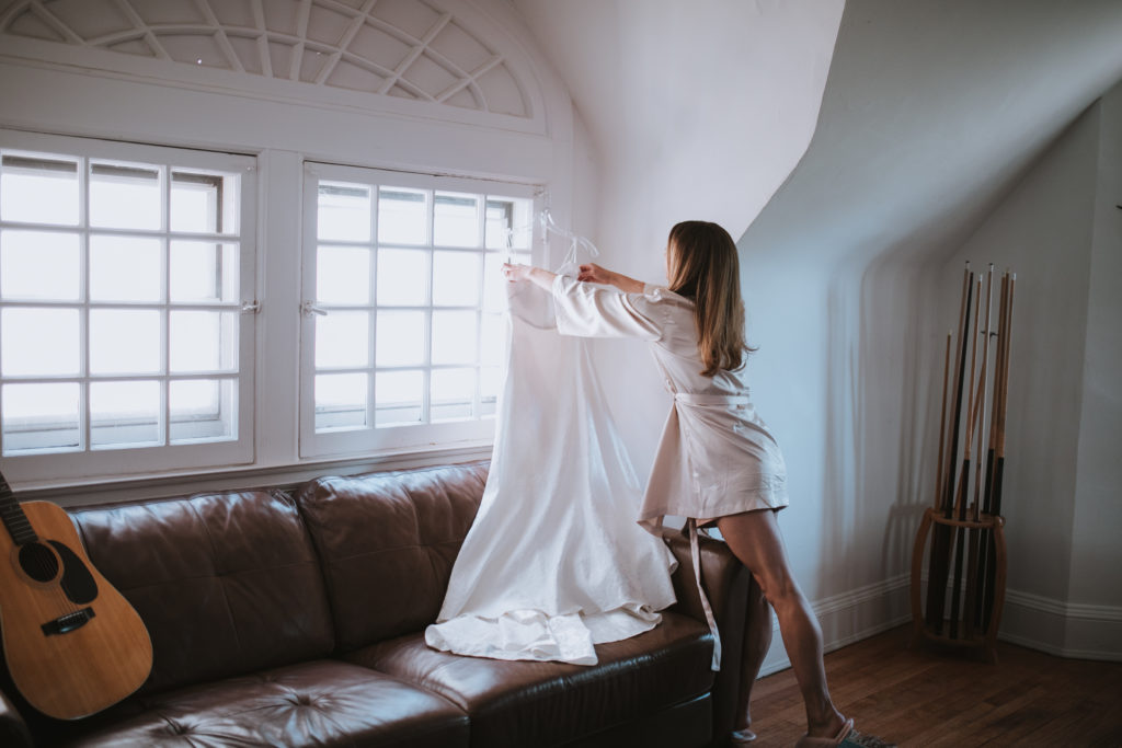 Preparing the bride