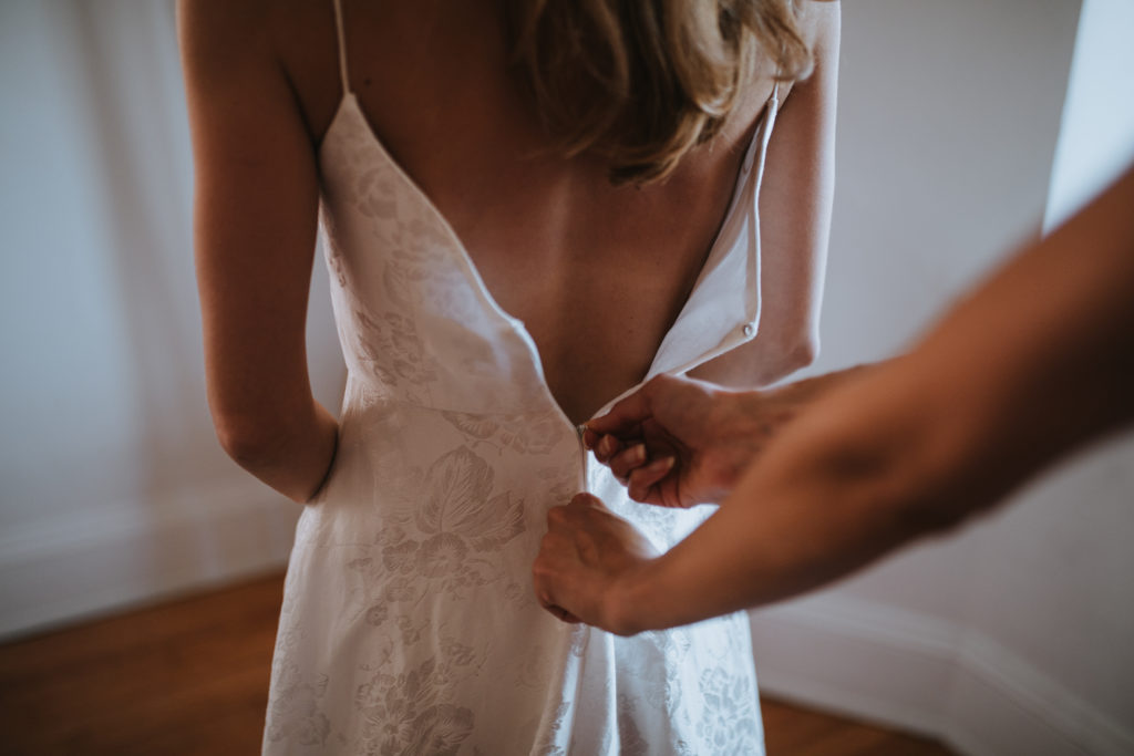 Preparing the bride