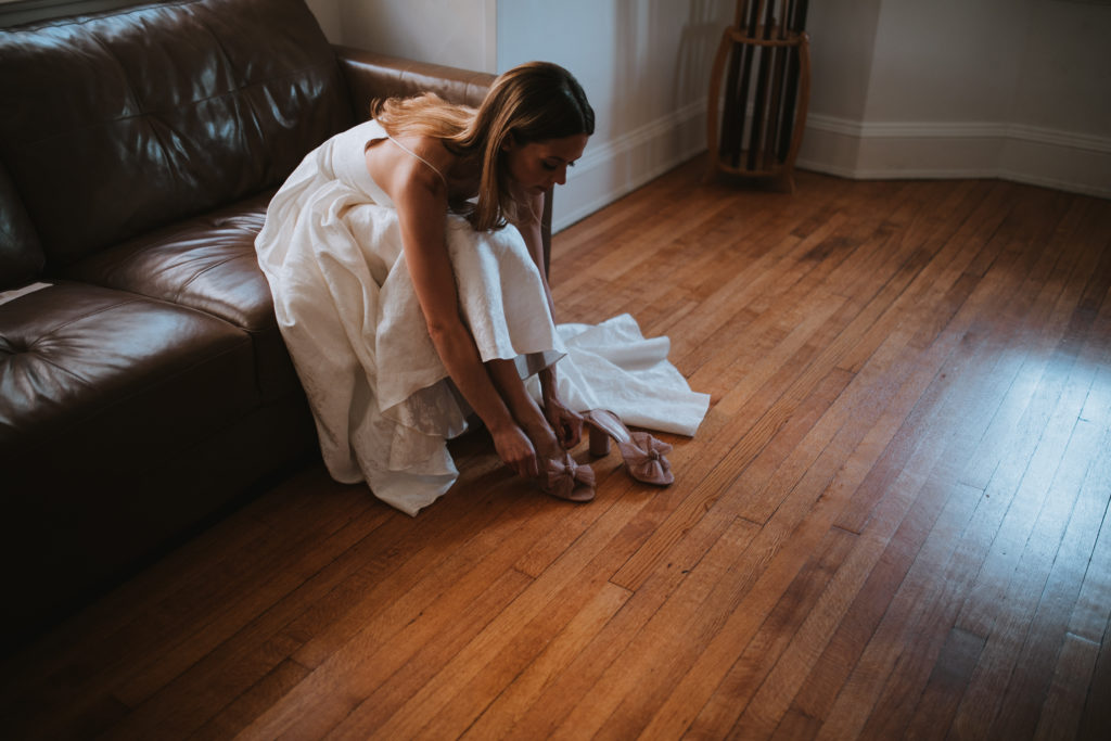 Preparing the bride