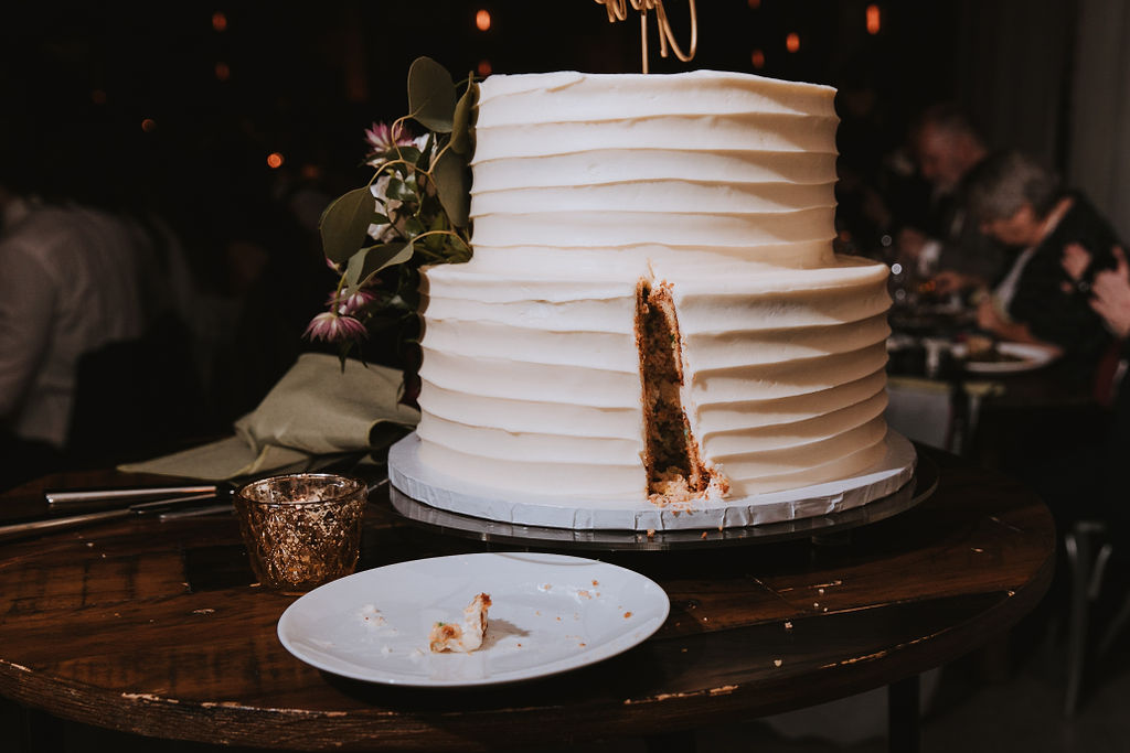 The wedding cake