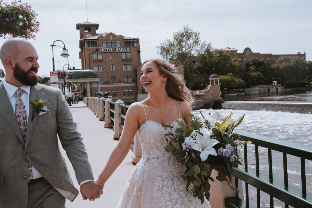 Wedding photography at Baker Hotel