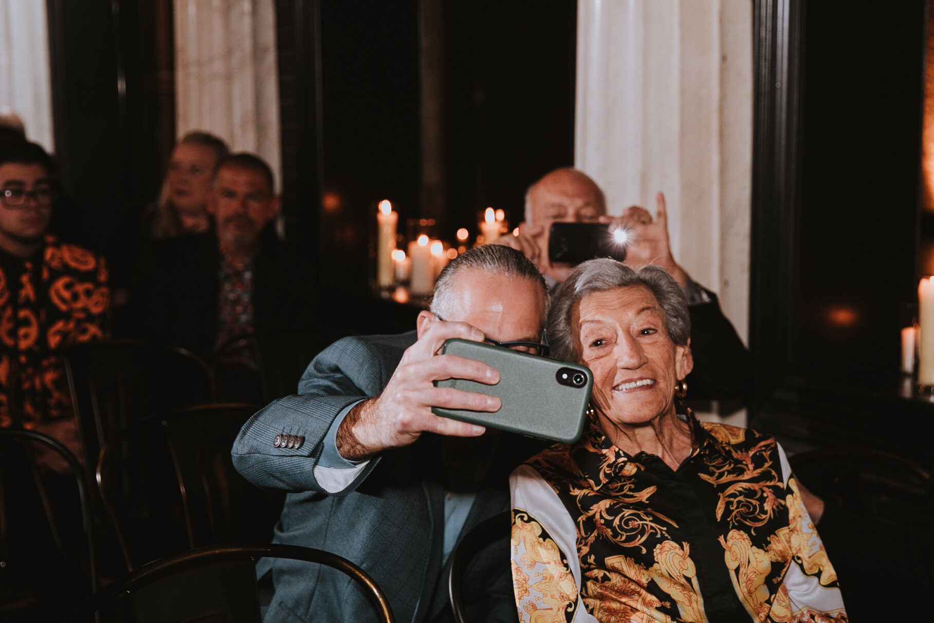 Parents' photos Before the Ceremony