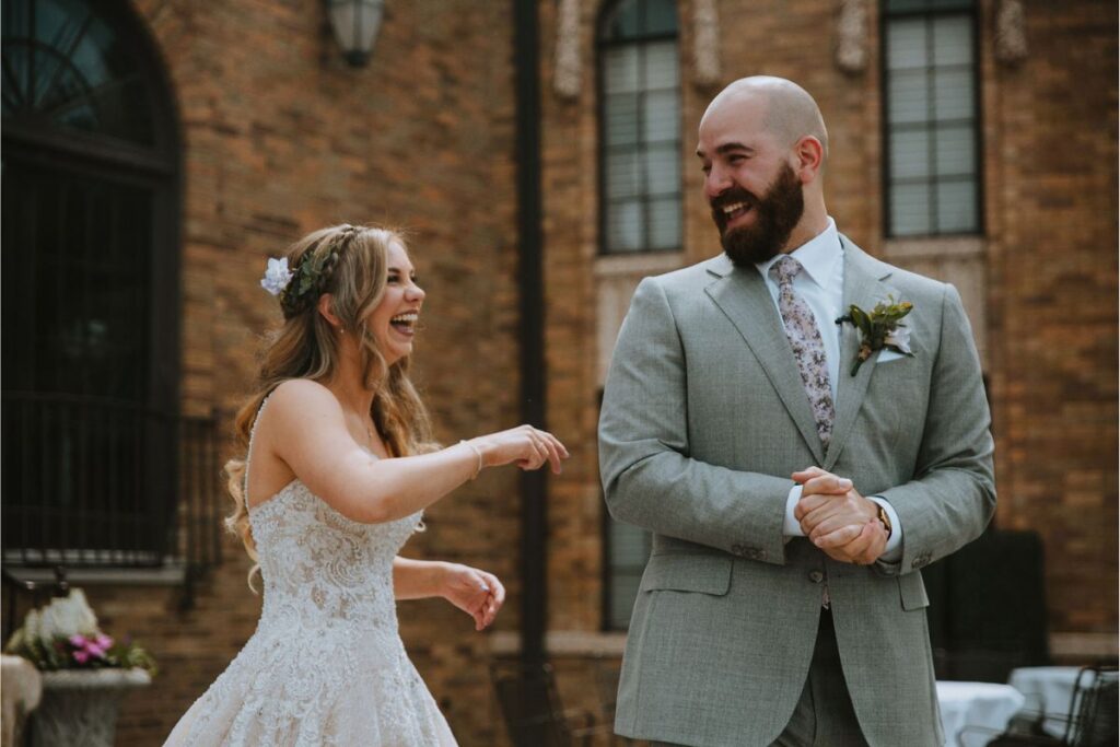 Candid Wedding Photo