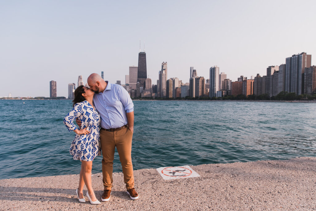 engagement session, chicago, North Ave Beach